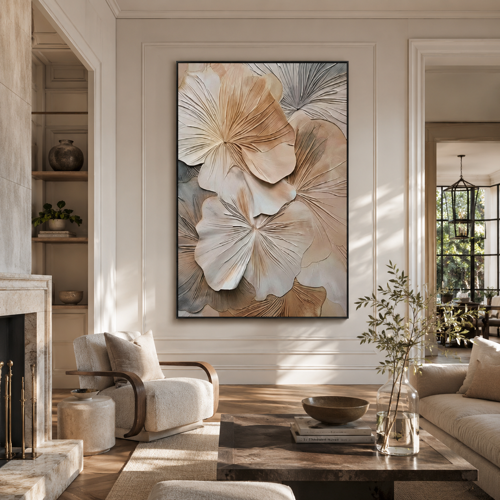 Plaster & Texture Art "Petals of Althéa"