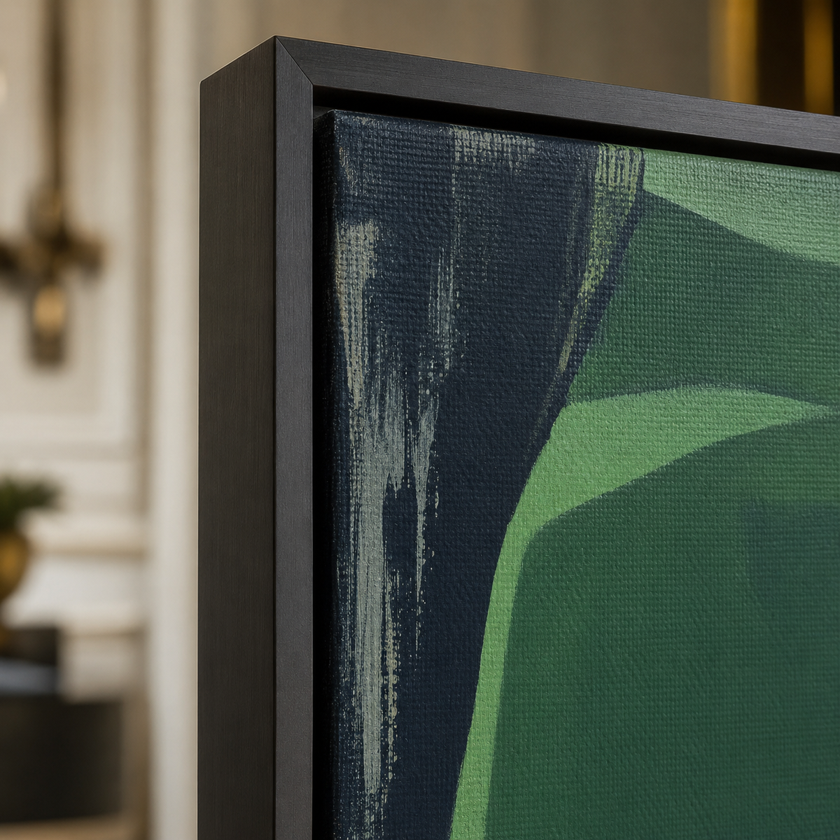 Expressionism Wall Art "Verdant Eclipse"