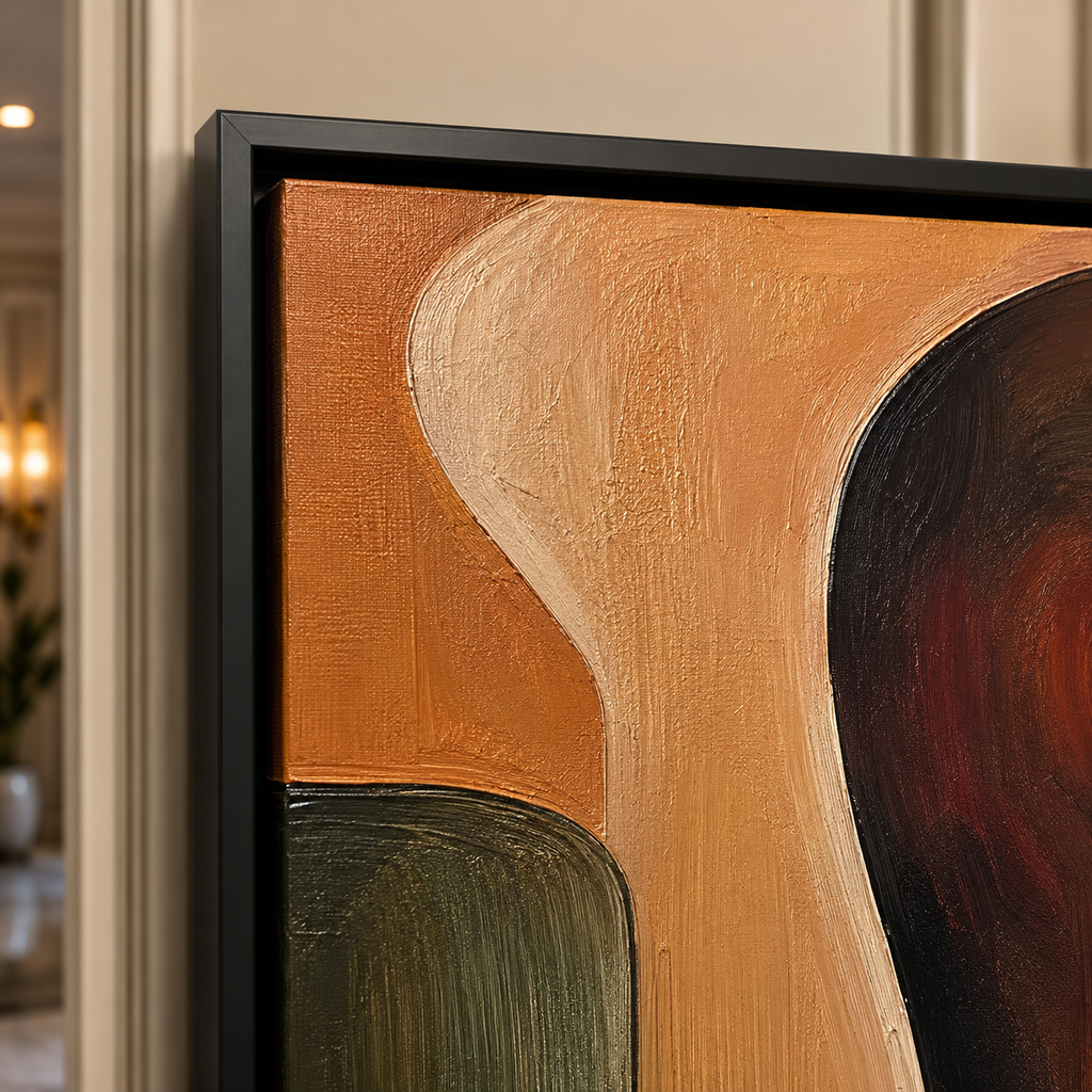 Abstract Wall Art "Embers of Solenne"