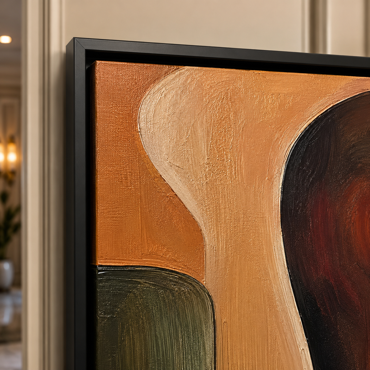 Abstract Wall Art "Embers of Solenne"