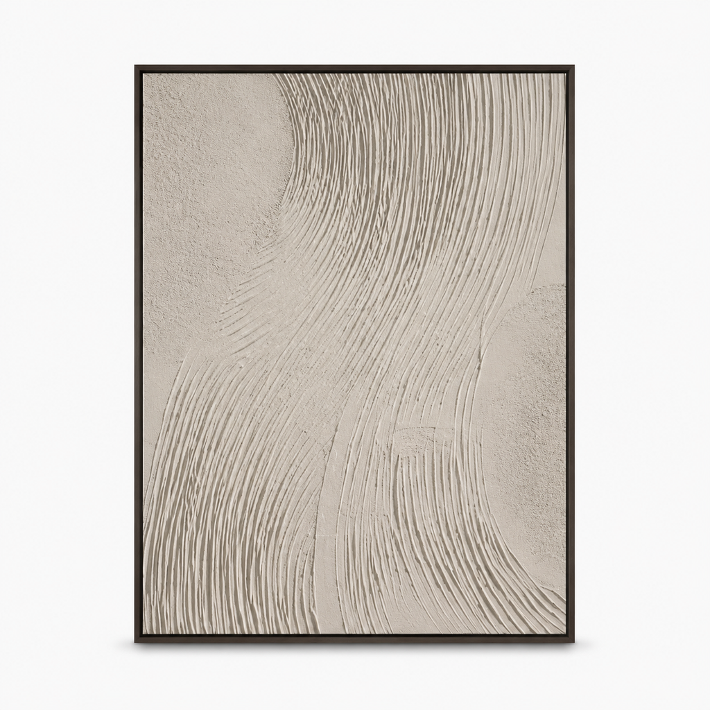 Plaster & Texture Art "Ivory Tides"