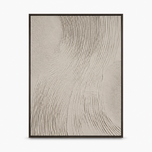 Plaster & Texture Art "Ivory Tides"