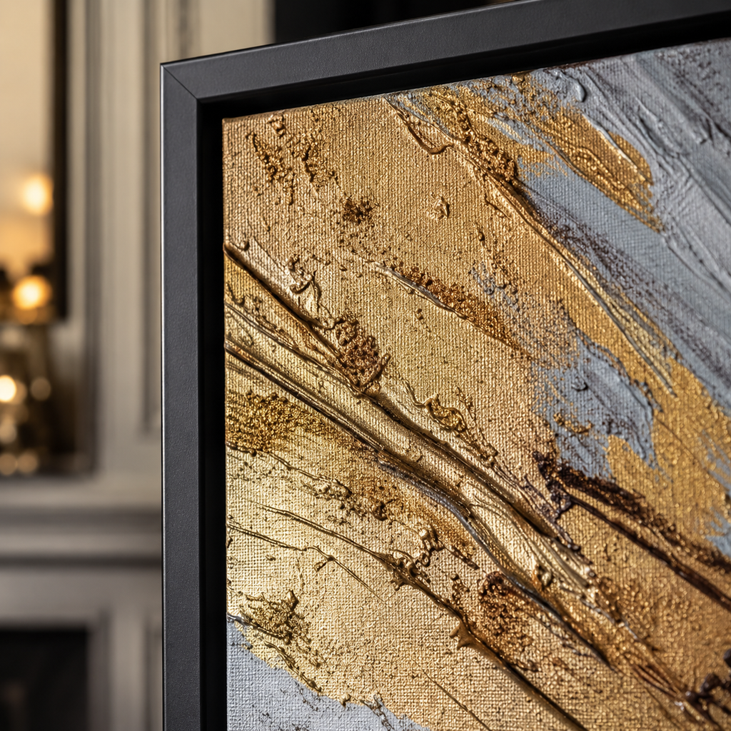 Abstract Wall Art "Auric Cascade"