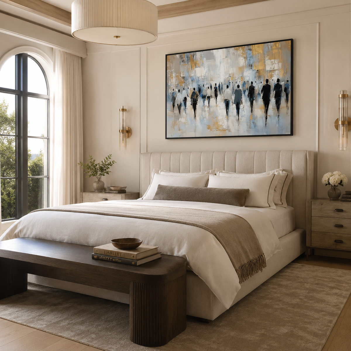 Expressionism Wall Art "Procession of Luminous Hours"