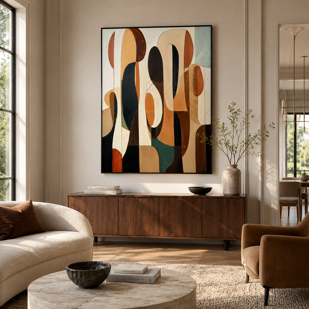 Abstract Wall Art "Elysian Arches"