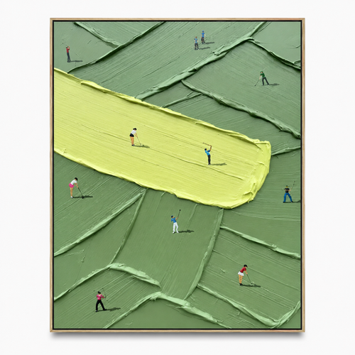 Colorful Art "Verdant Fairway Reverie"