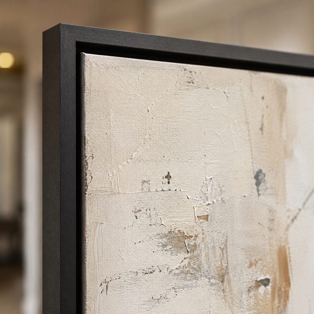 Wabi Sabi Art "Veil of Quiet Ember"