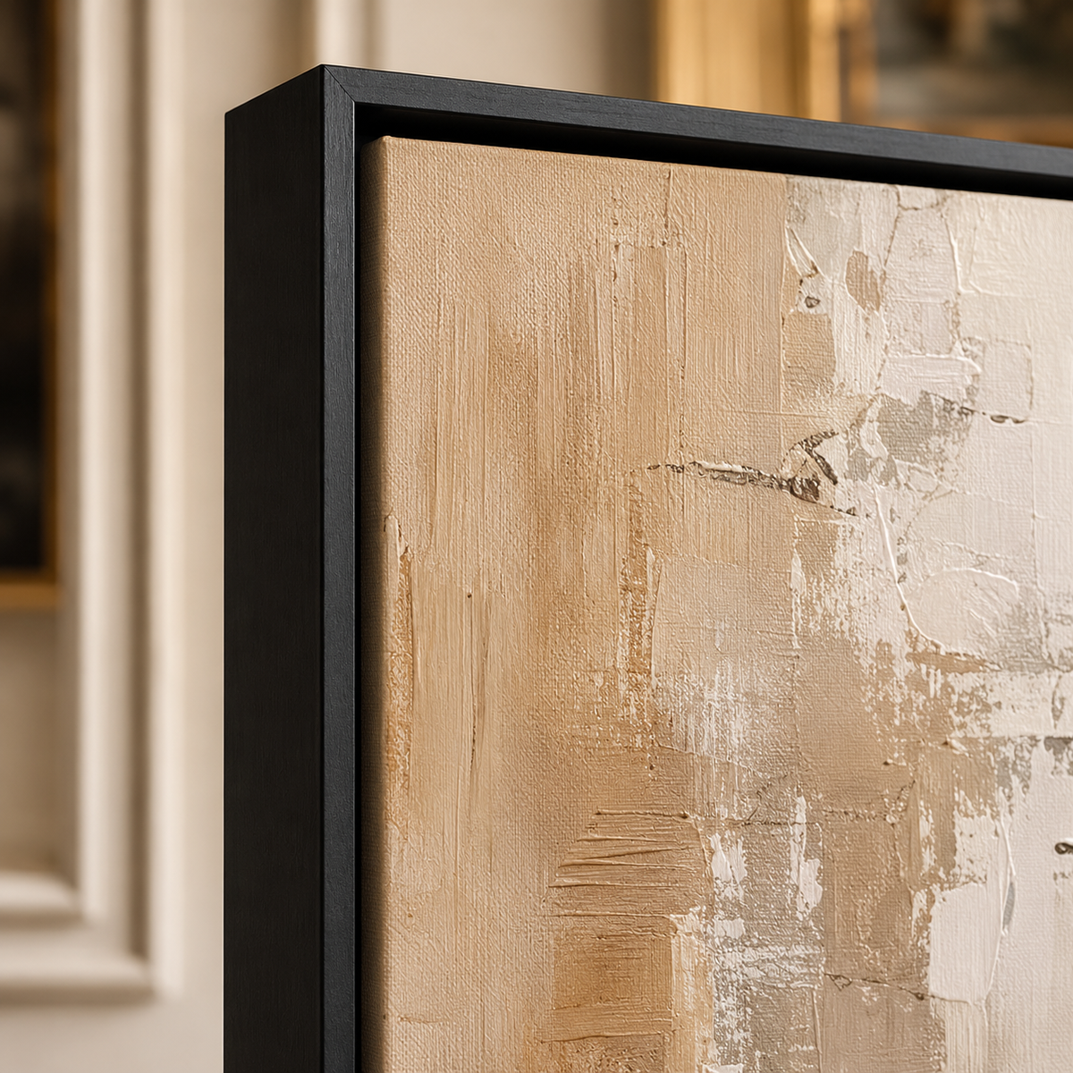 Plaster & Texture Art "Ivory Reverie"