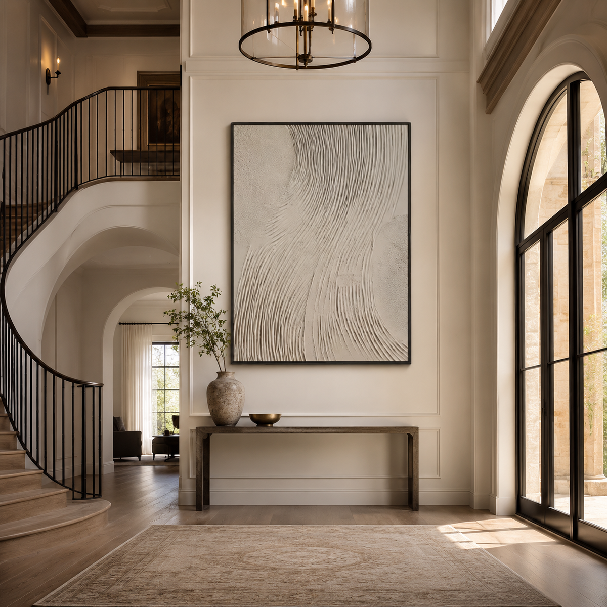 Plaster & Texture Art "Ivory Tides"