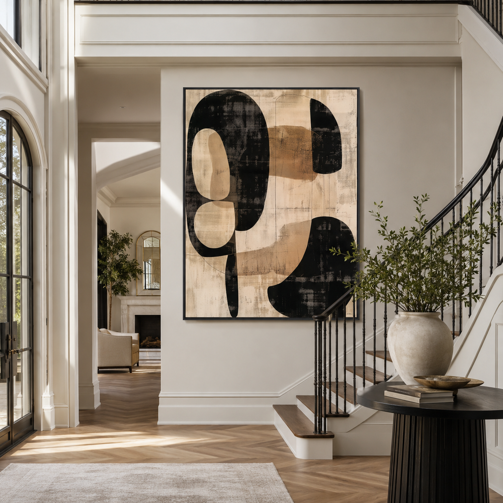 Abstract Wall Art "Nocturne Meridian"