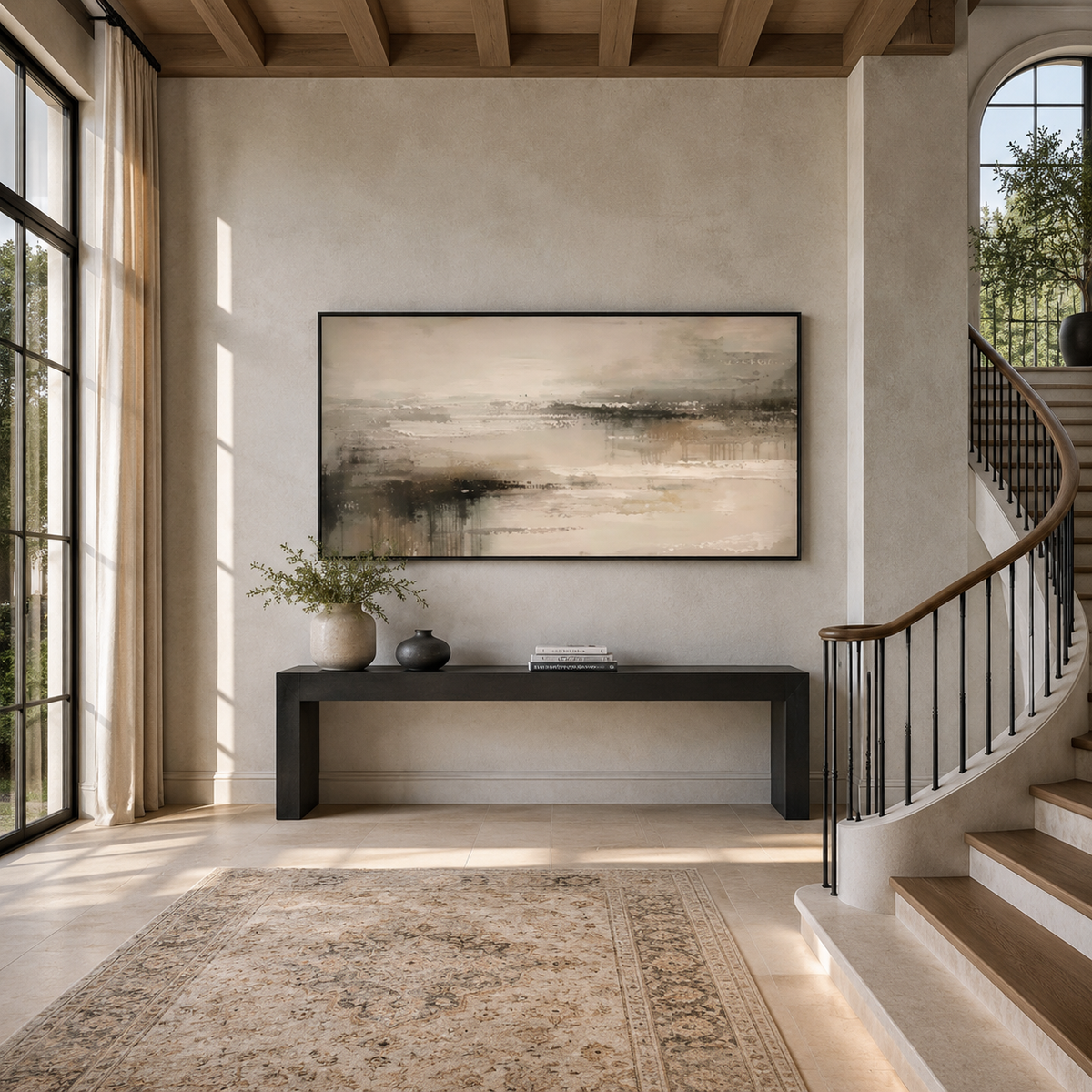 Abstract Wall Art "Veil of Quiet Tides"
