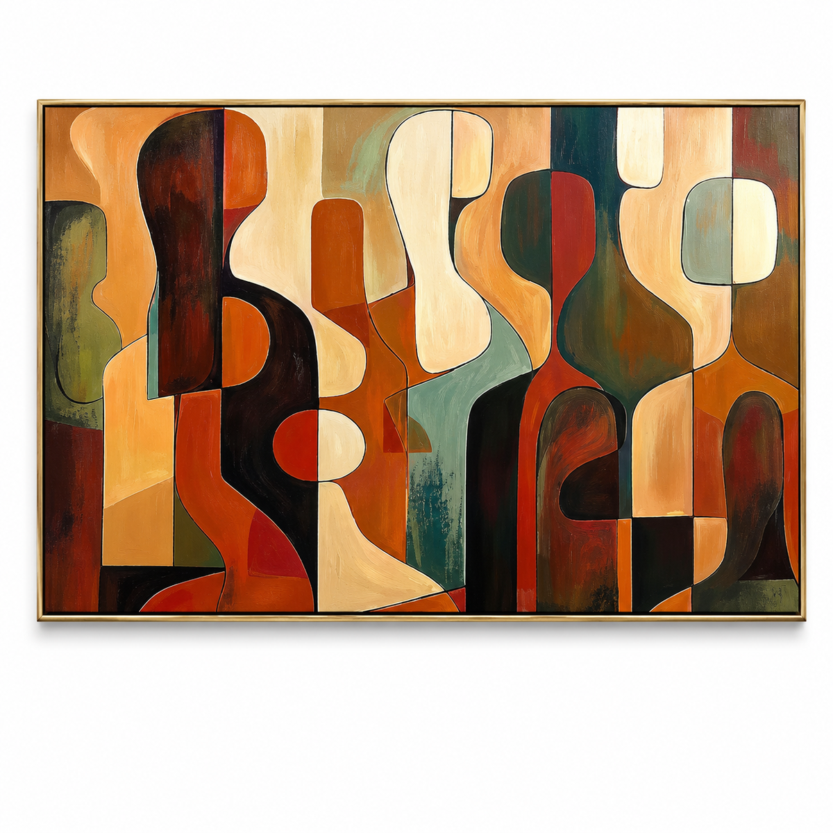 Abstract Wall Art "Embers of Solenne"