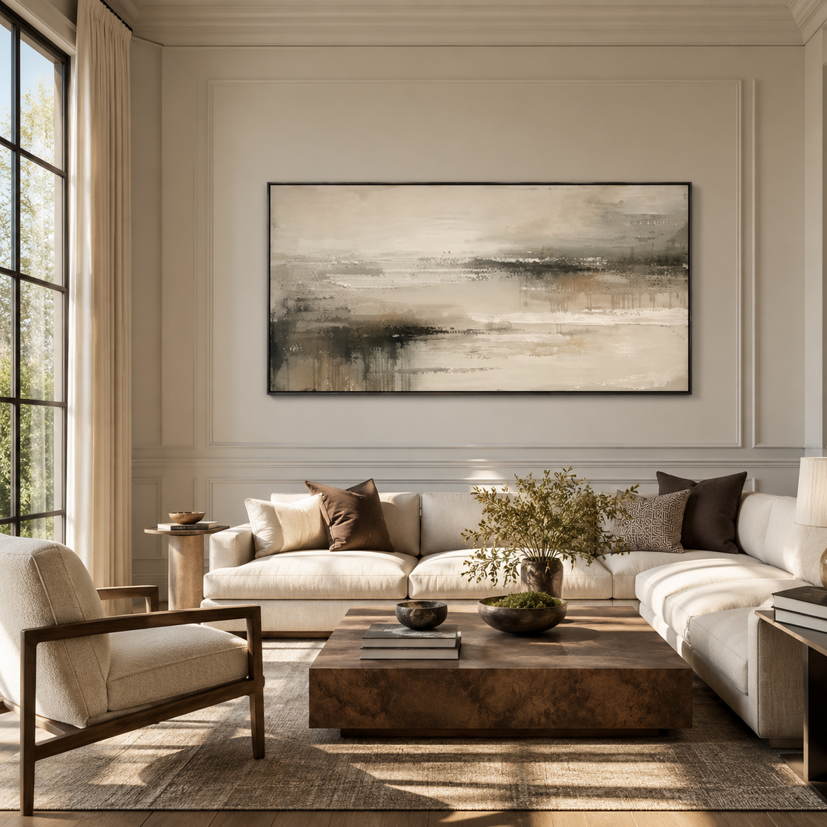 Abstract Wall Art "Veil of Quiet Tides"
