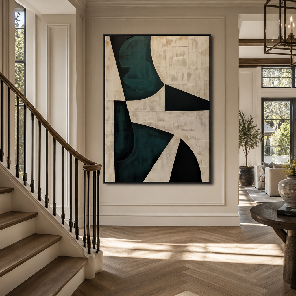 Abstract Wall Art "Nocturne of Elysian Forms"
