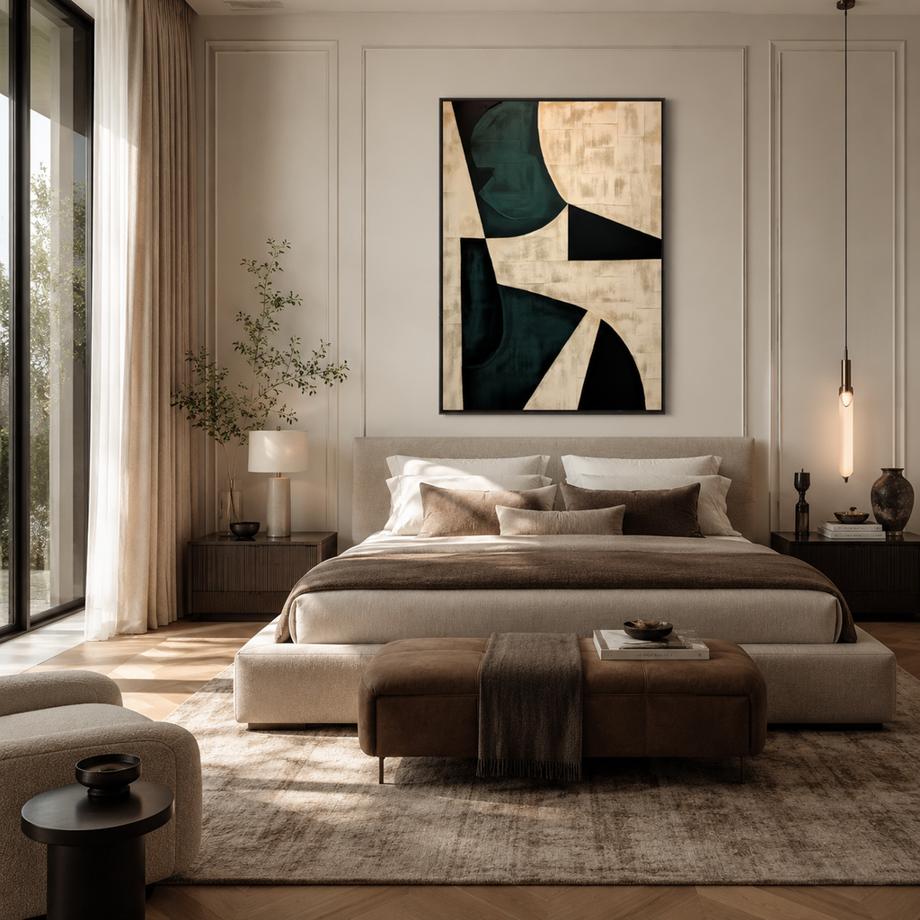 Abstract Wall Art "Nocturne of Elysian Forms"