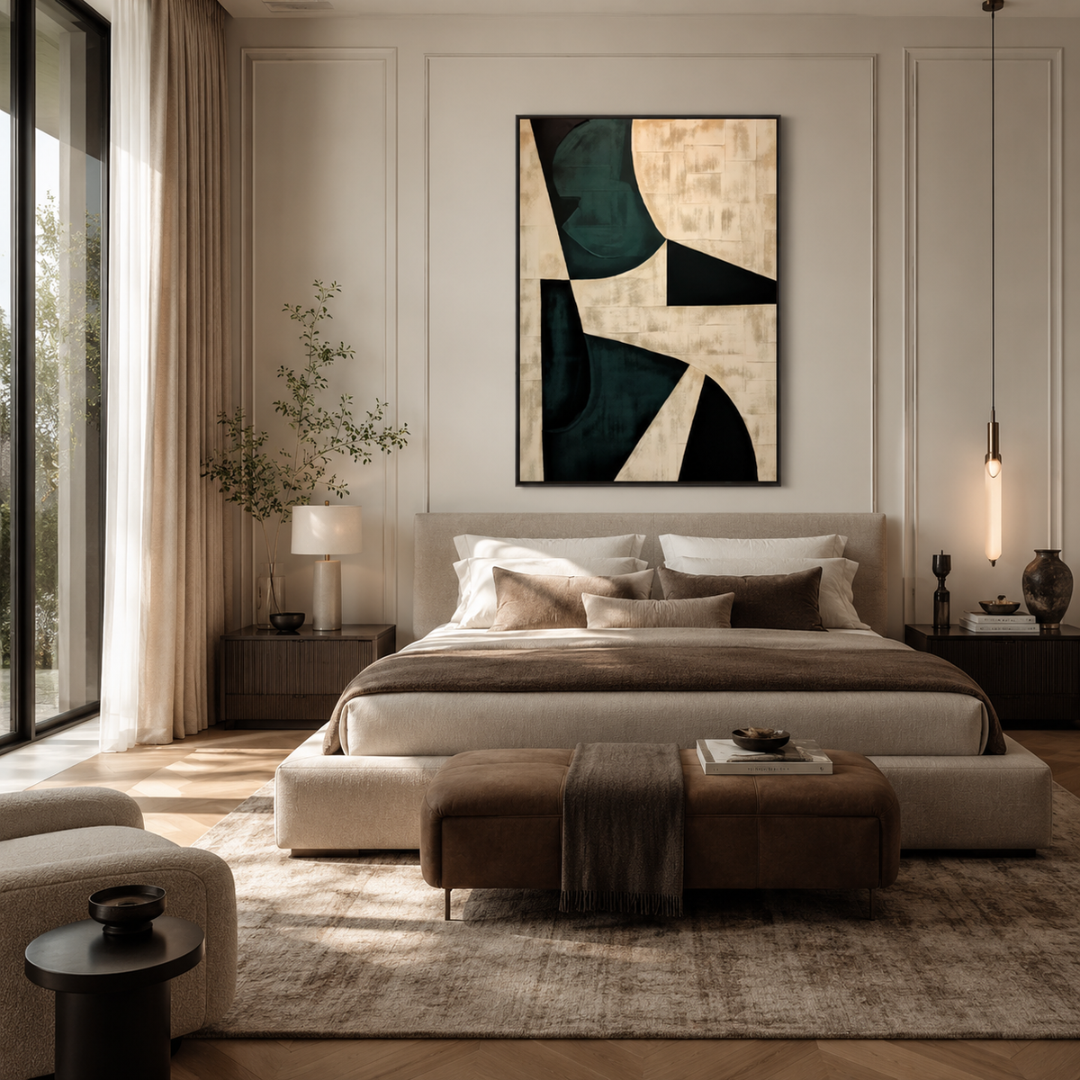 Abstract Wall Art "Nocturne of Elysian Forms"