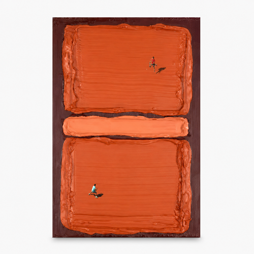 Minimalist Wall Art "Ember Passage"