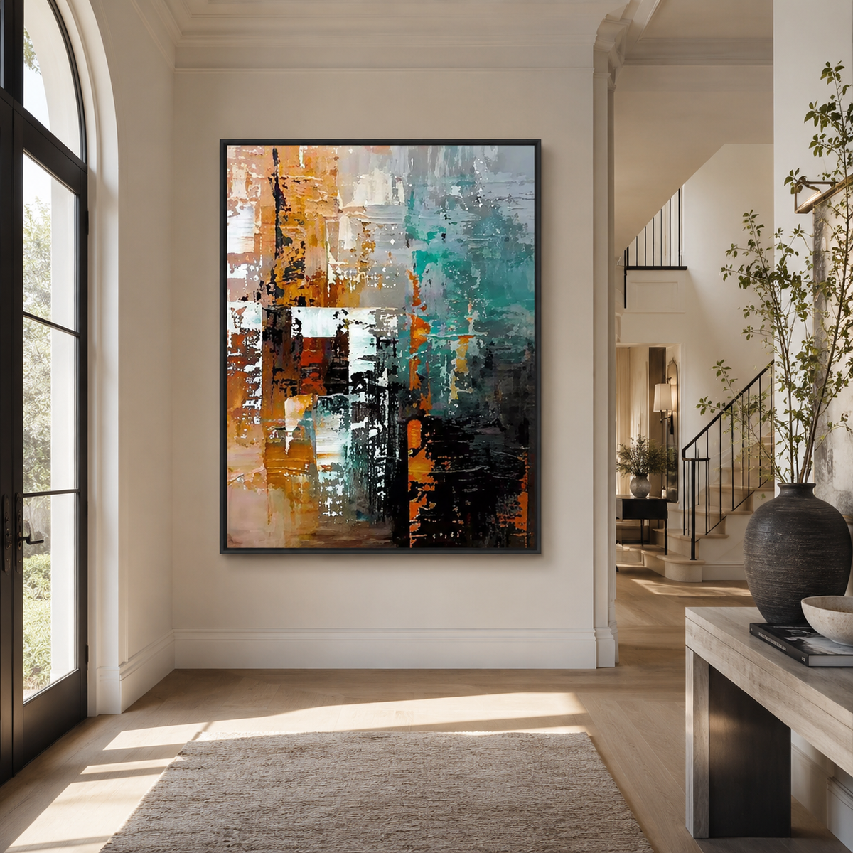 Expressionism Wall Art "Ember Tide"