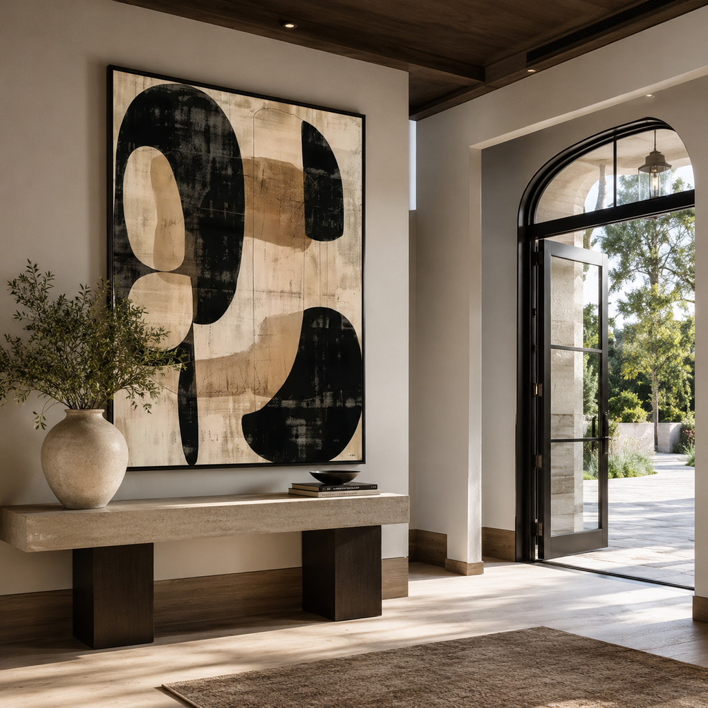 Abstract Wall Art "Nocturne Meridian"