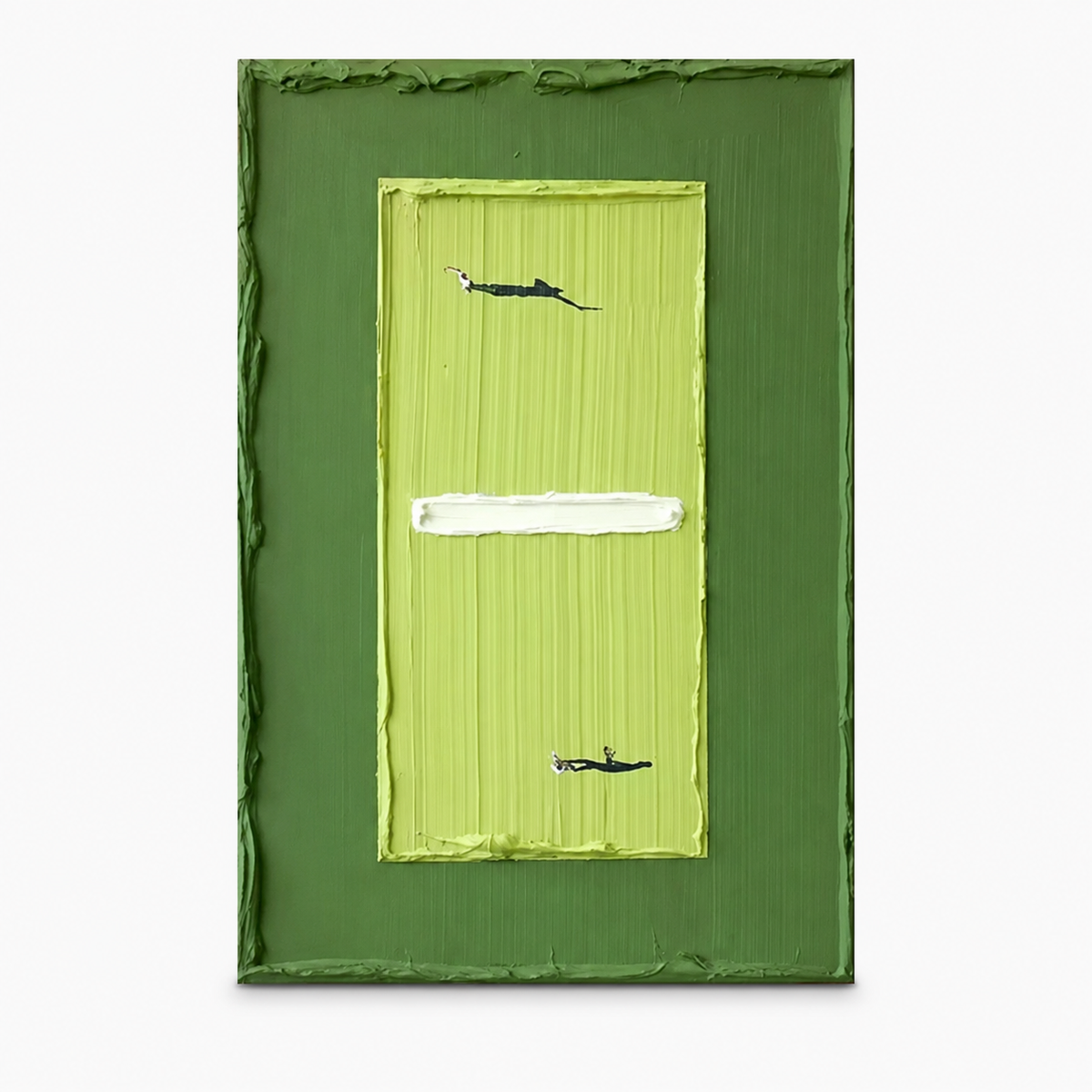 Minimalist Wall Art "Verdant Interval"