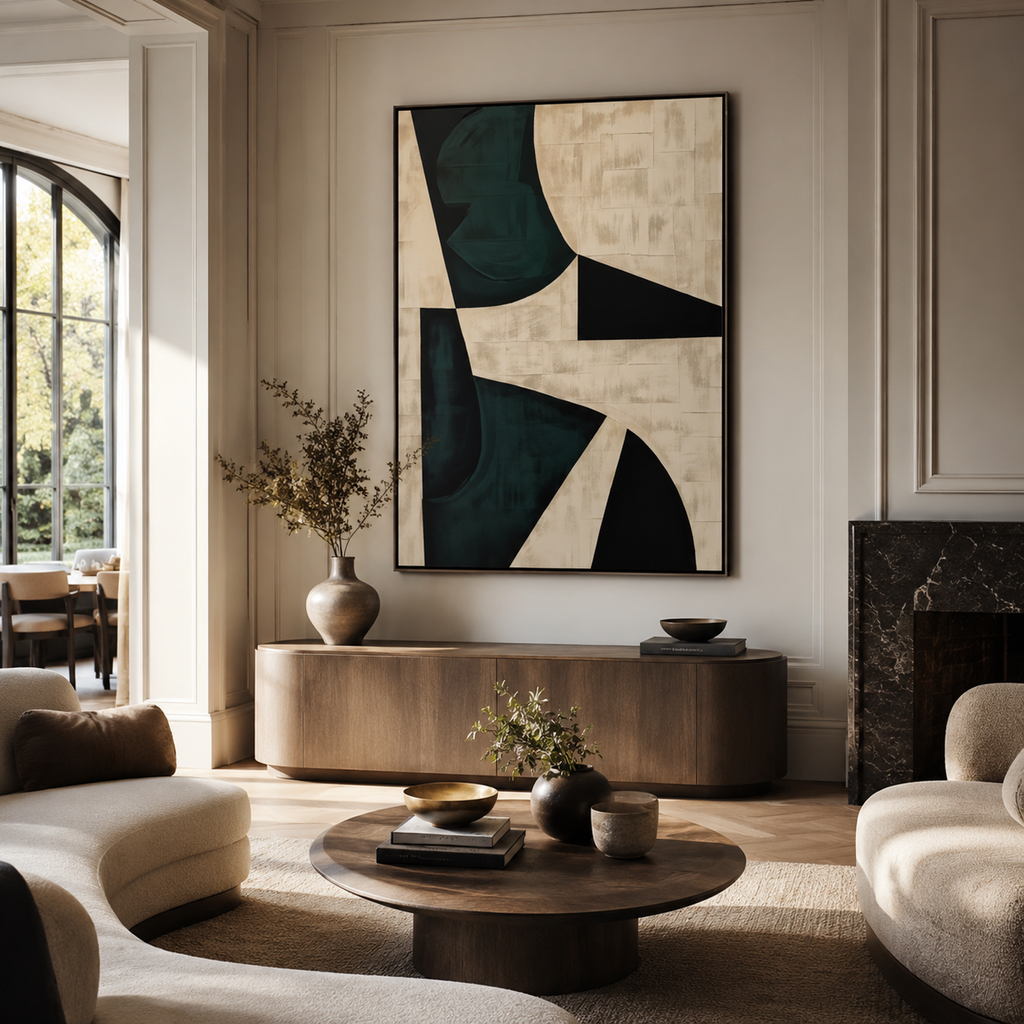Abstract Wall Art "Nocturne of Elysian Forms"