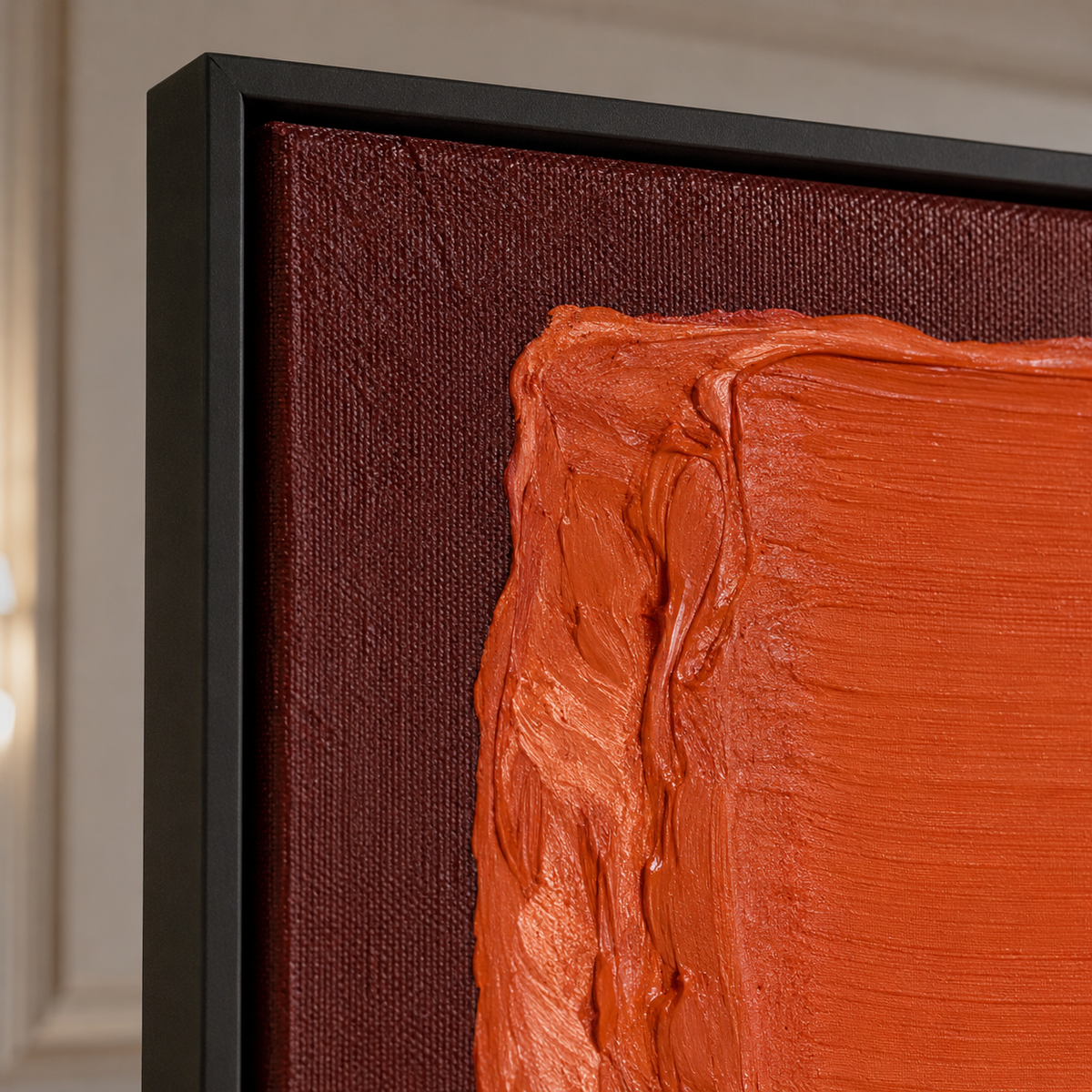 Minimalist Wall Art "Ember Passage"