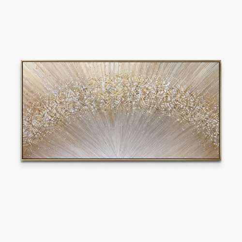 Abstract Wall Art "Celestial Gilding"