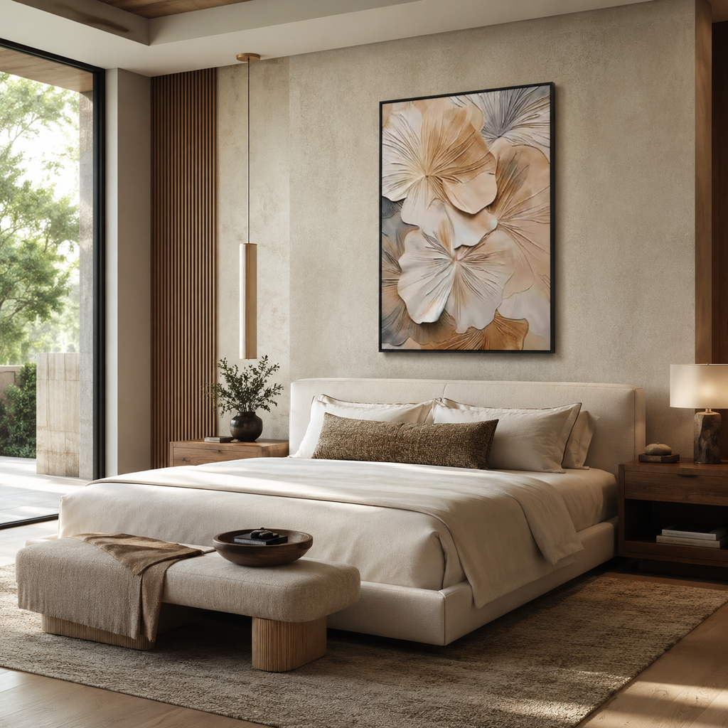 Plaster & Texture Art "Petals of Althéa"