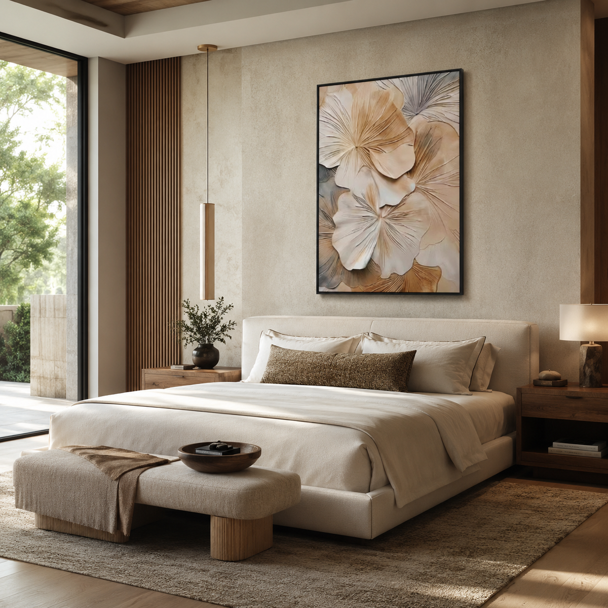 Plaster & Texture Art "Petals of Althéa"