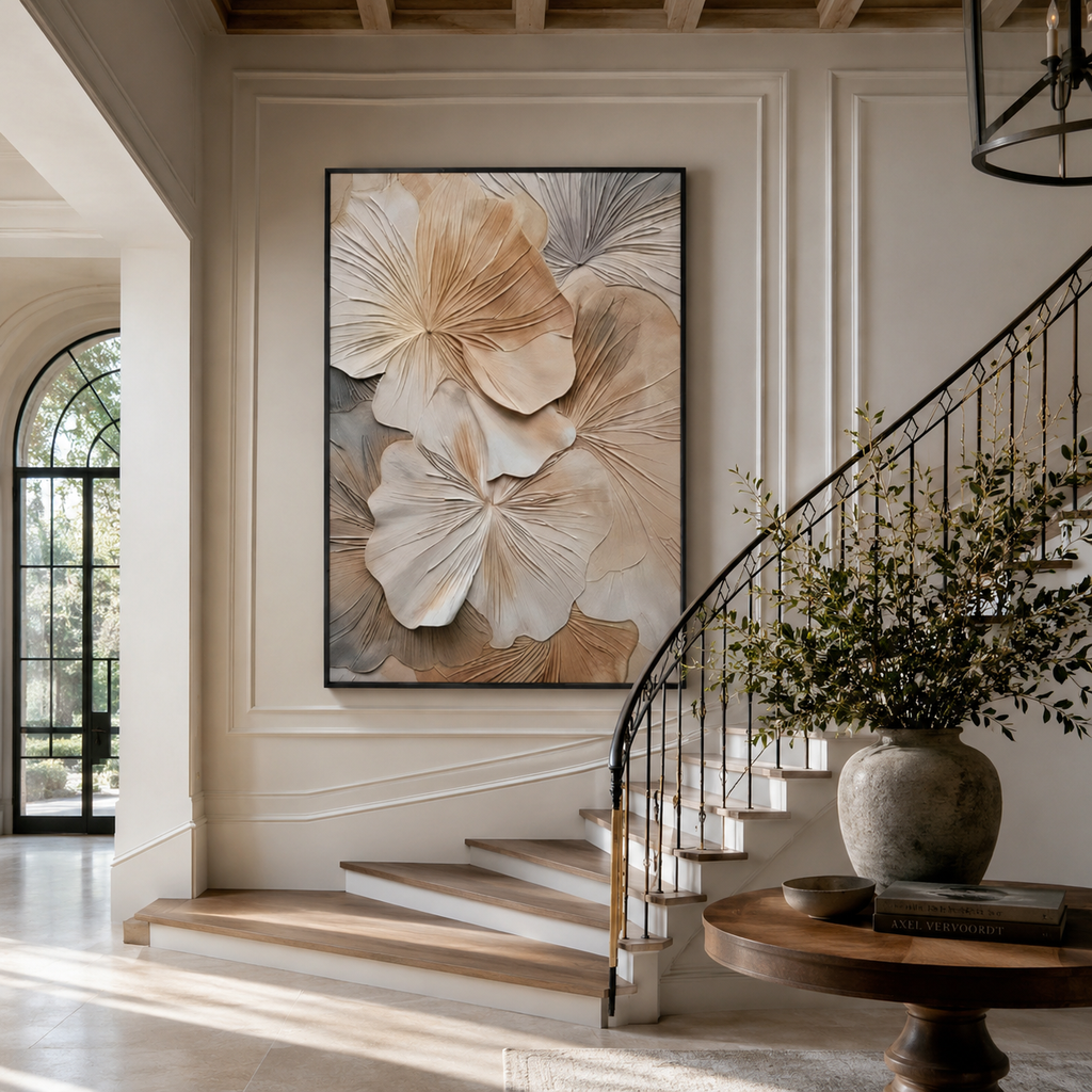 Plaster & Texture Art "Petals of Althéa"