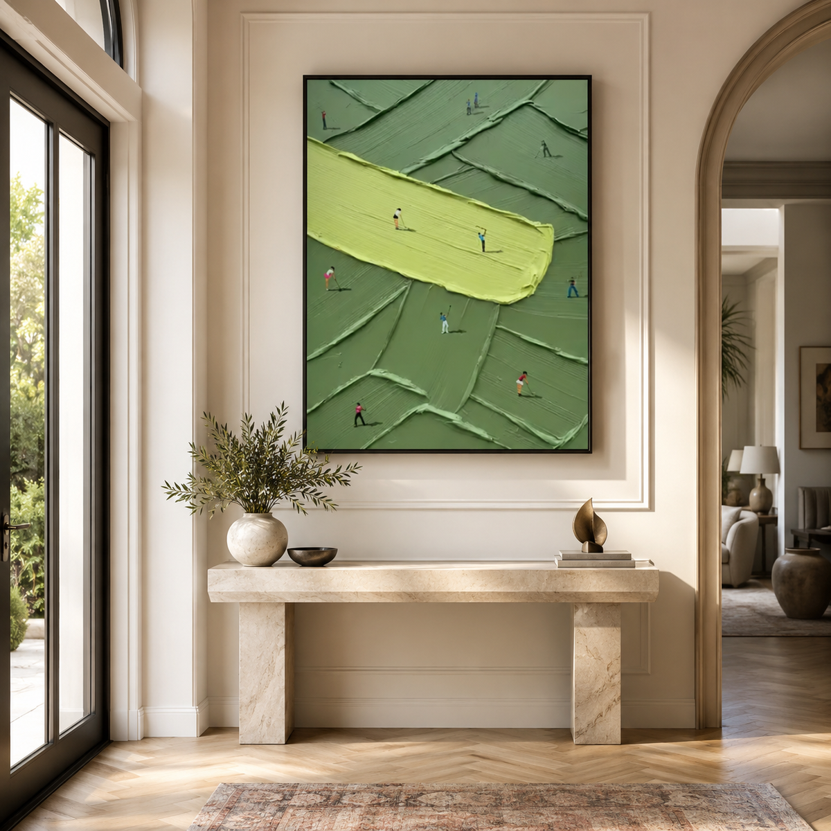 Colorful Art "Verdant Fairway Reverie"