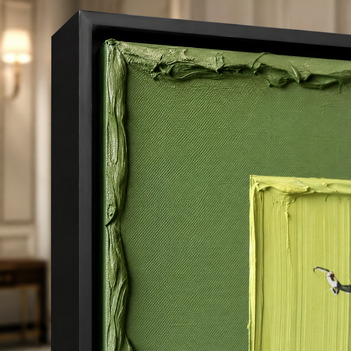 Minimalist Wall Art "Verdant Interval"