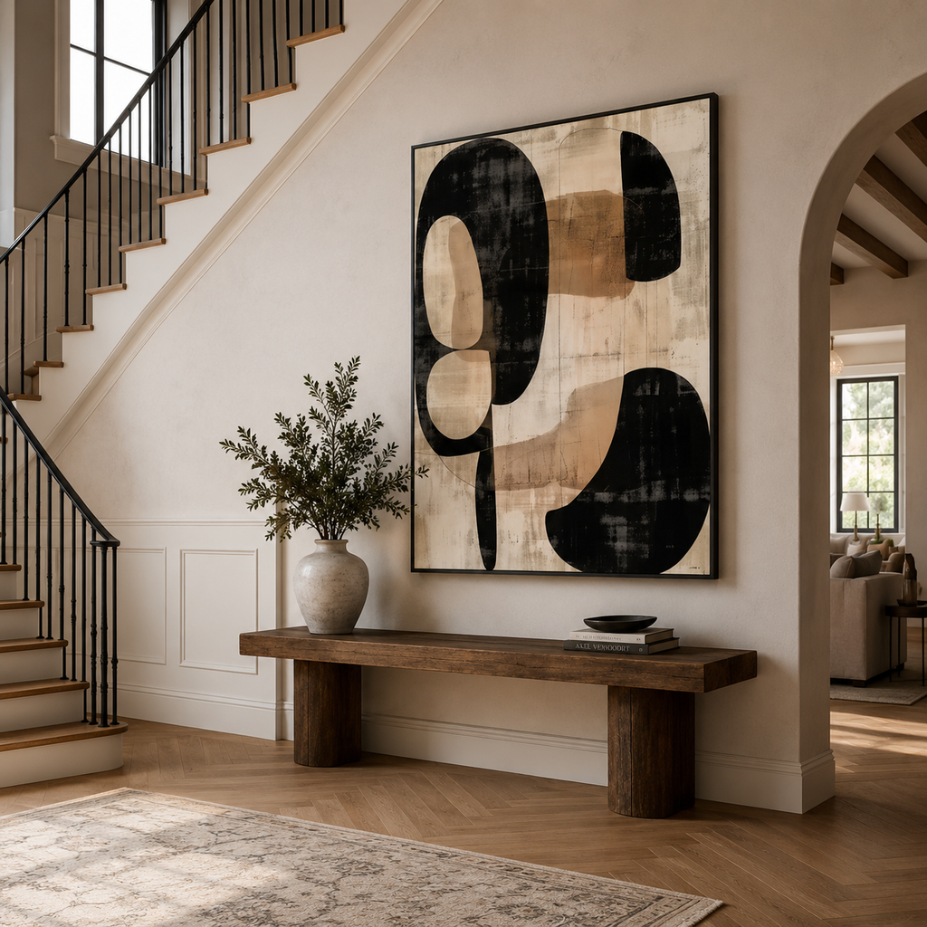 Abstract Wall Art "Nocturne Meridian"
