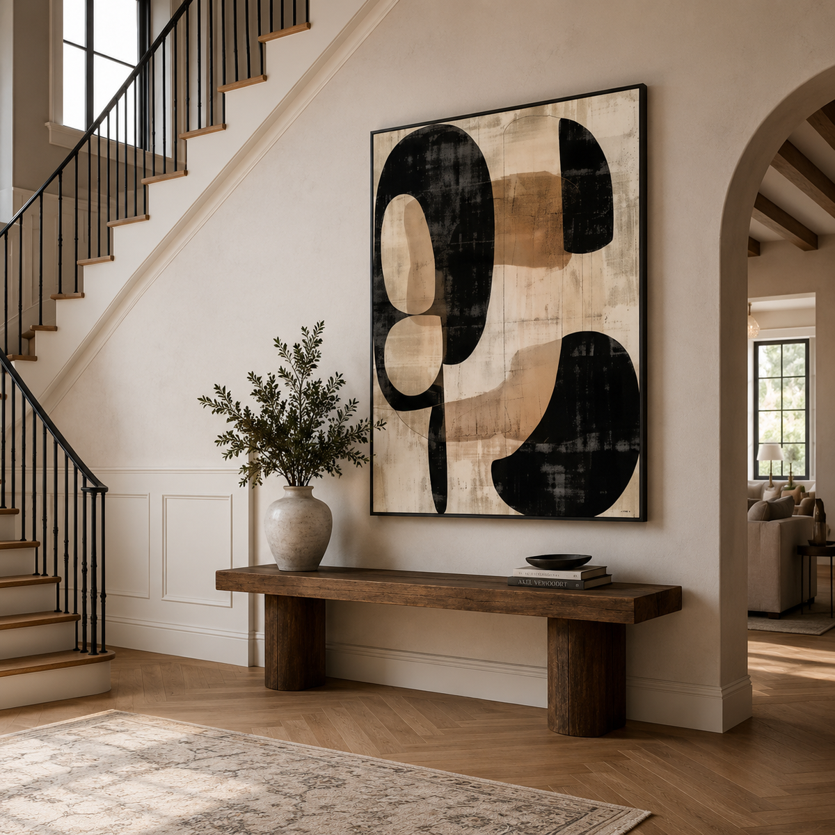 Abstract Wall Art "Nocturne Meridian"