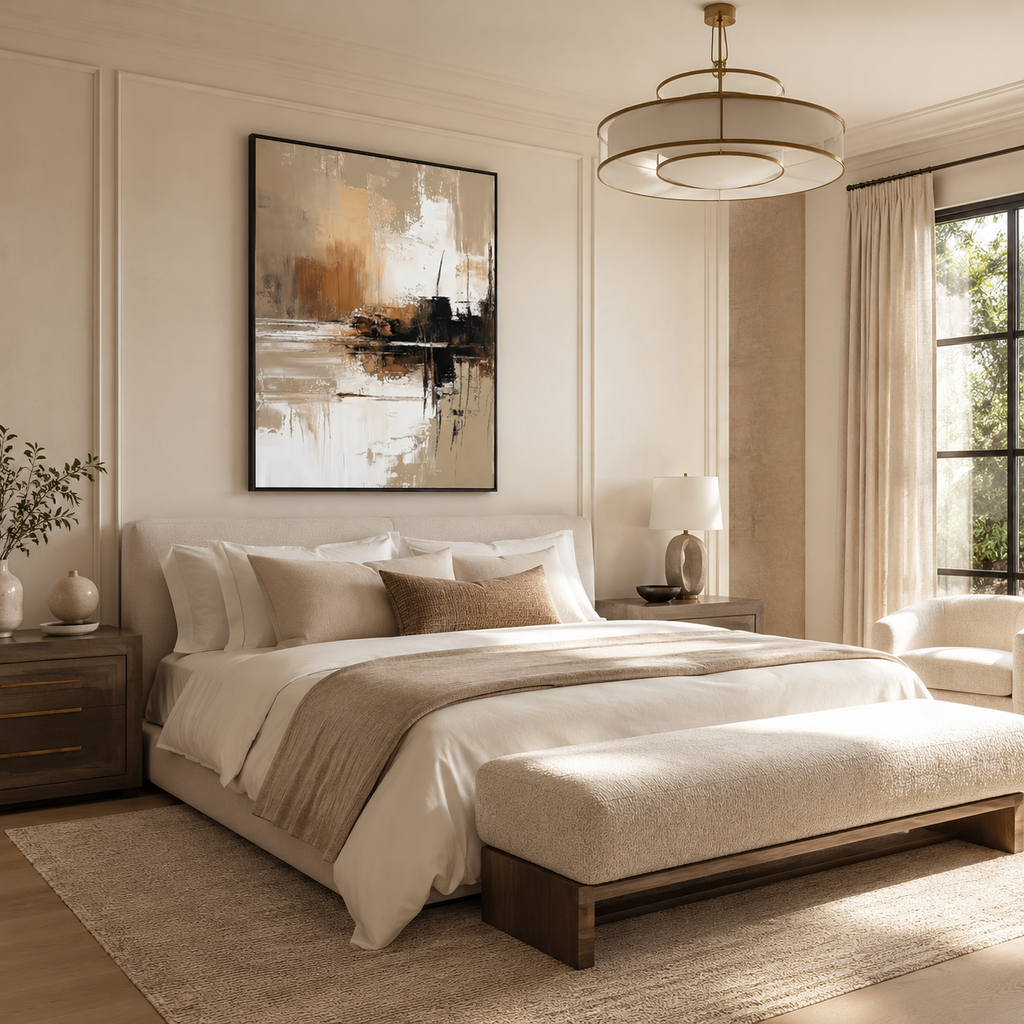 Abstract Wall Art "Velour Haven"