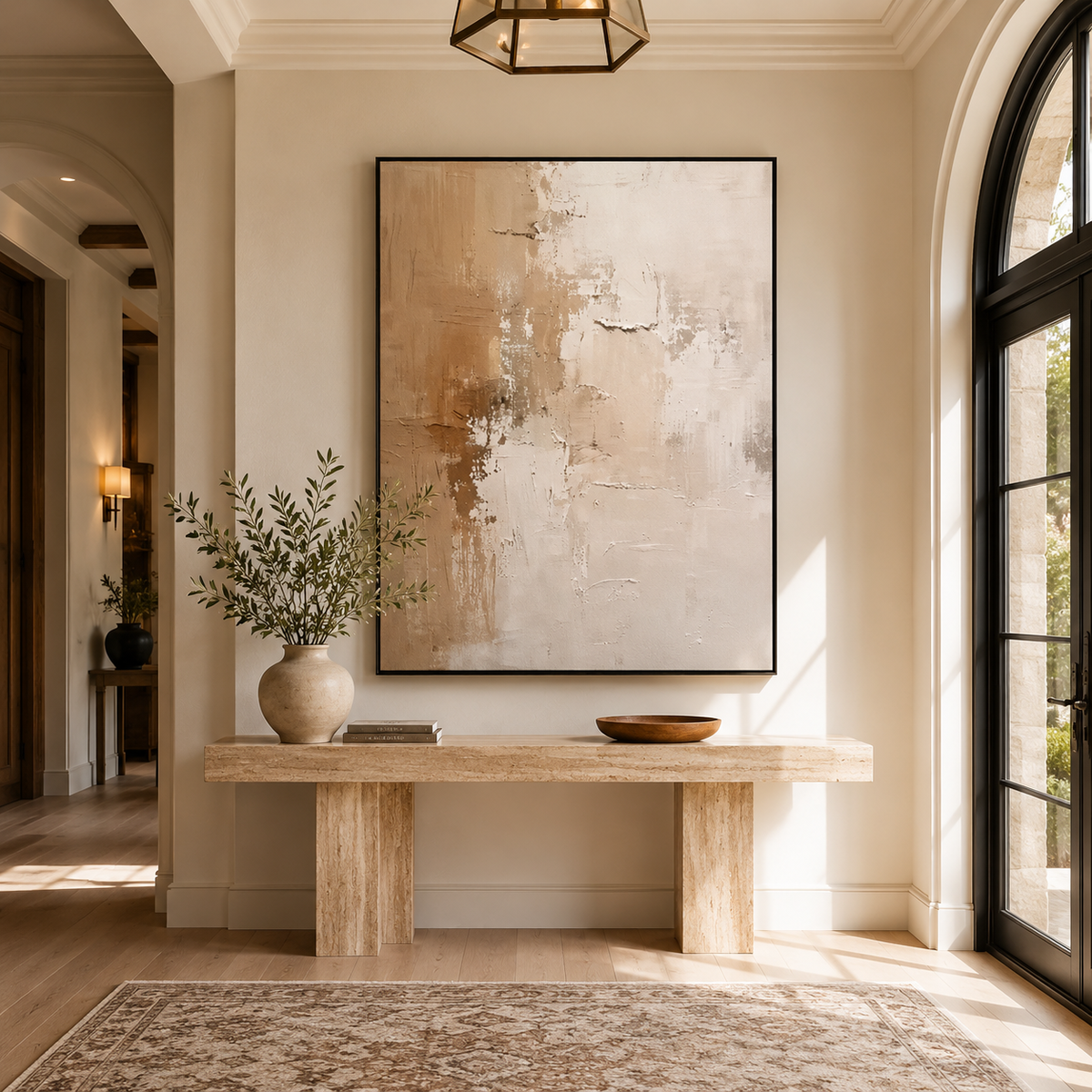 Plaster & Texture Art "Ivory Reverie"