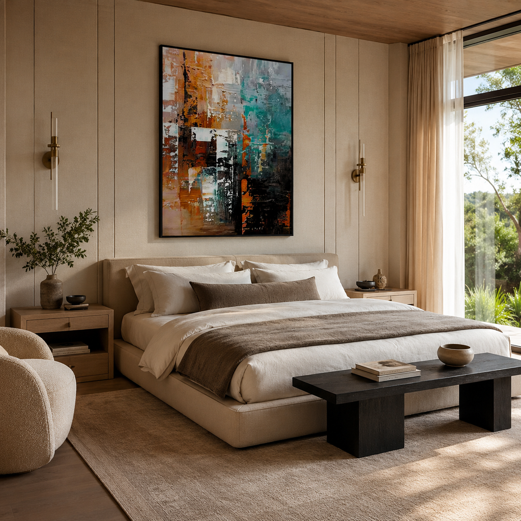 Expressionism Wall Art "Ember Tide"