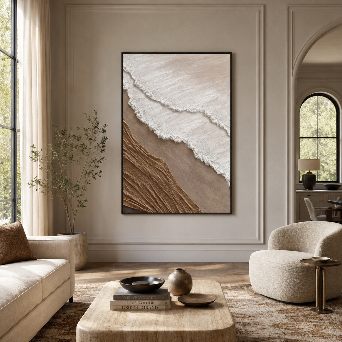 Wabi Sabi Art "Tides of Caelune"