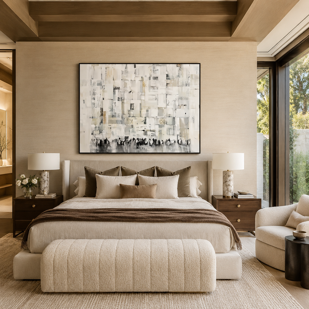 Abstract Wall Art "Luminous Assembly"