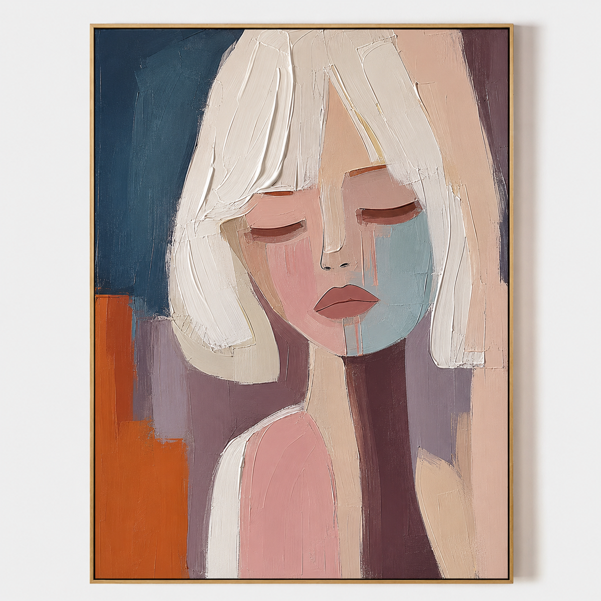 Impasto Wall Art "Quiet Reverie"