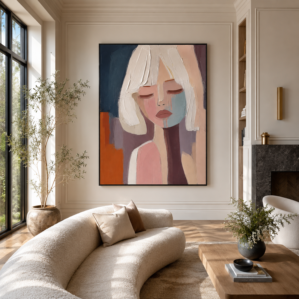 Impasto Wall Art "Quiet Reverie"