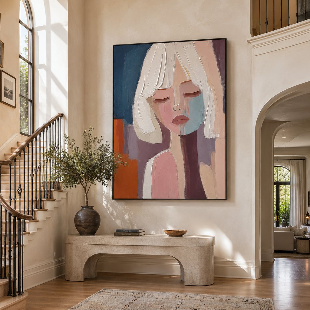 Impasto Wall Art "Quiet Reverie"
