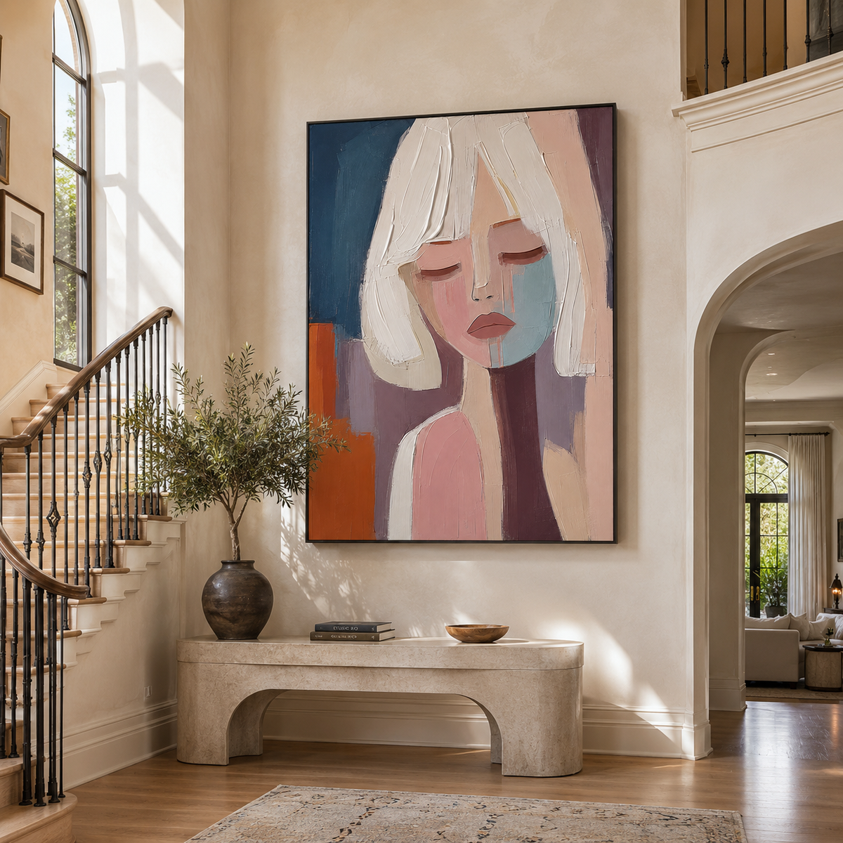 Impasto Wall Art "Quiet Reverie"