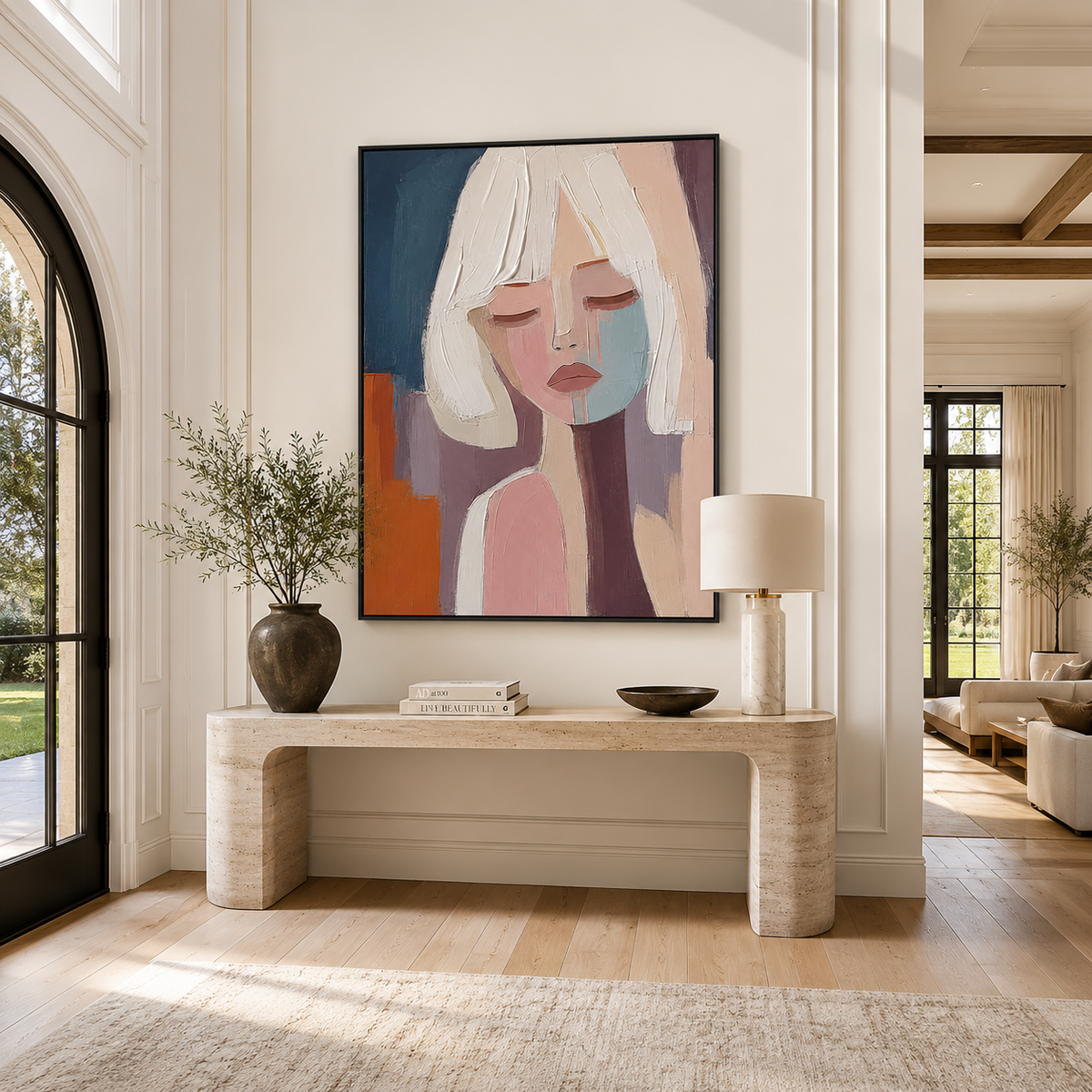 Impasto Wall Art "Quiet Reverie"