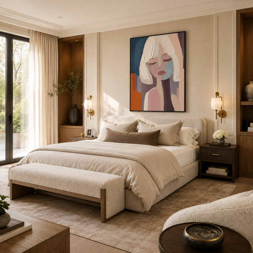 Impasto Wall Art "Quiet Reverie"