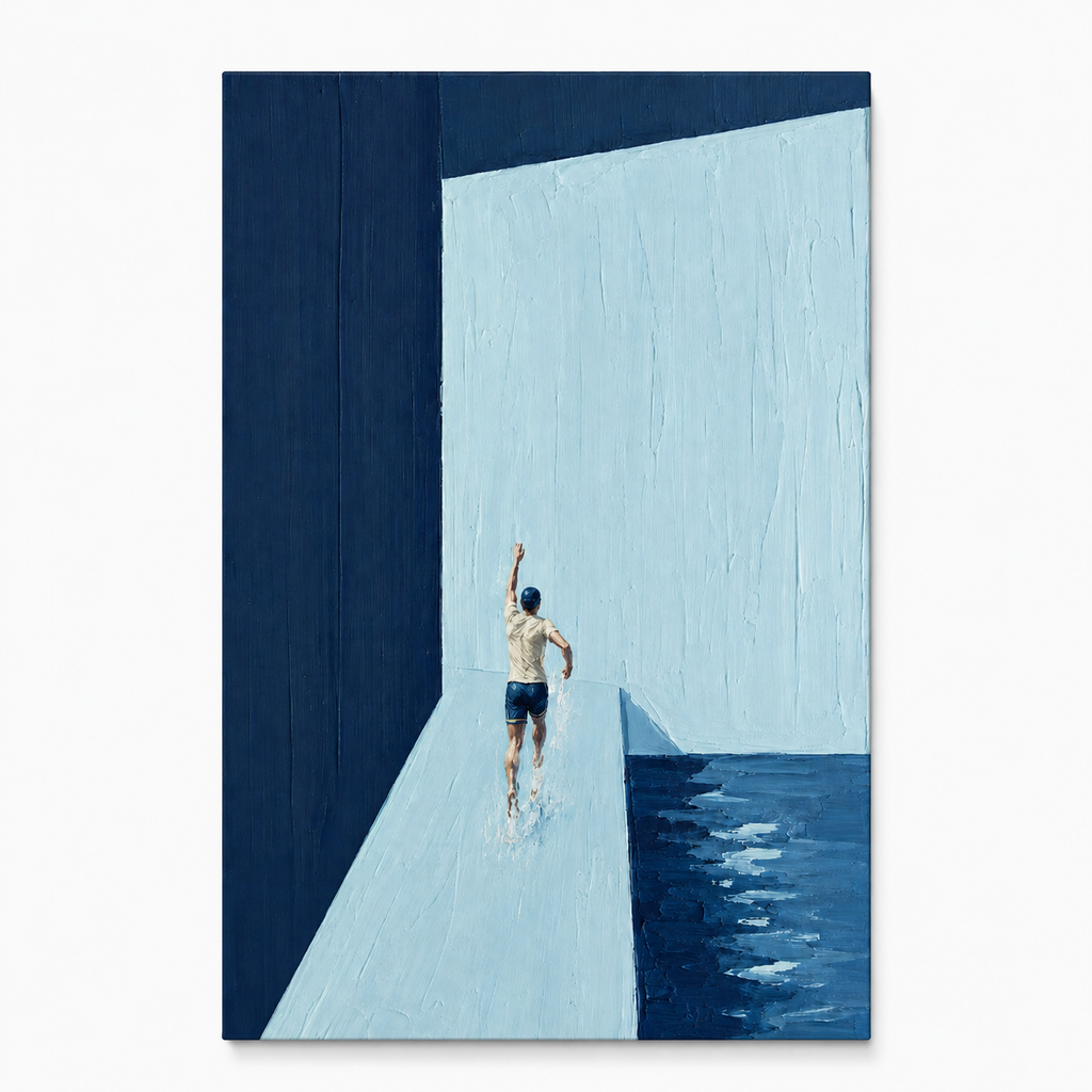 Expressionism "Blue Threshold"