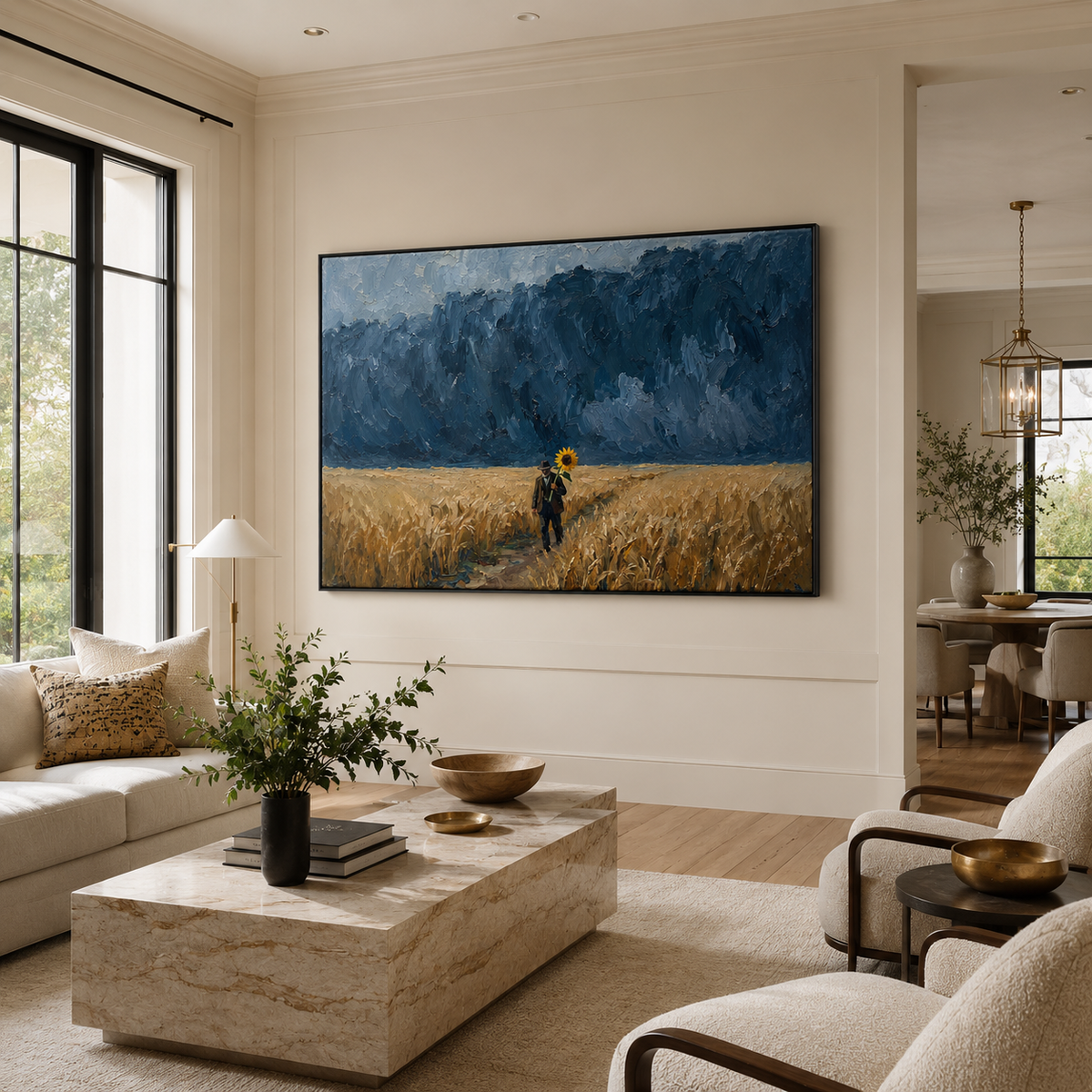 Expressionism "Sunflower Storm"