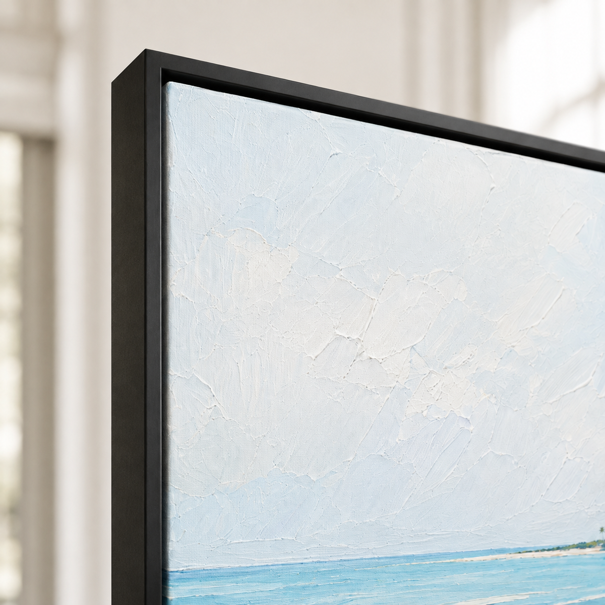 Impasto "Turquoise Solitude"
