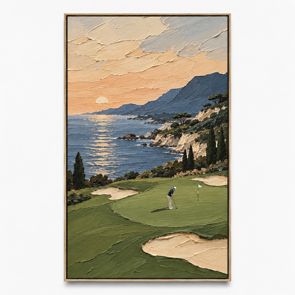 Impasto "Coastal Green Hour"