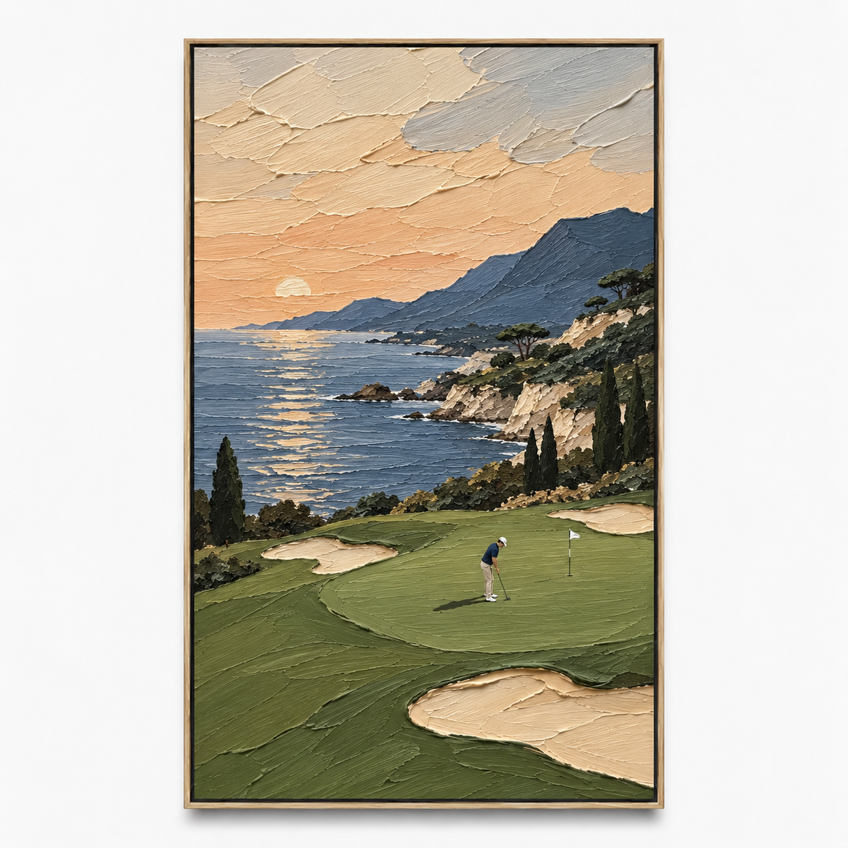 Impasto "Coastal Green Hour"